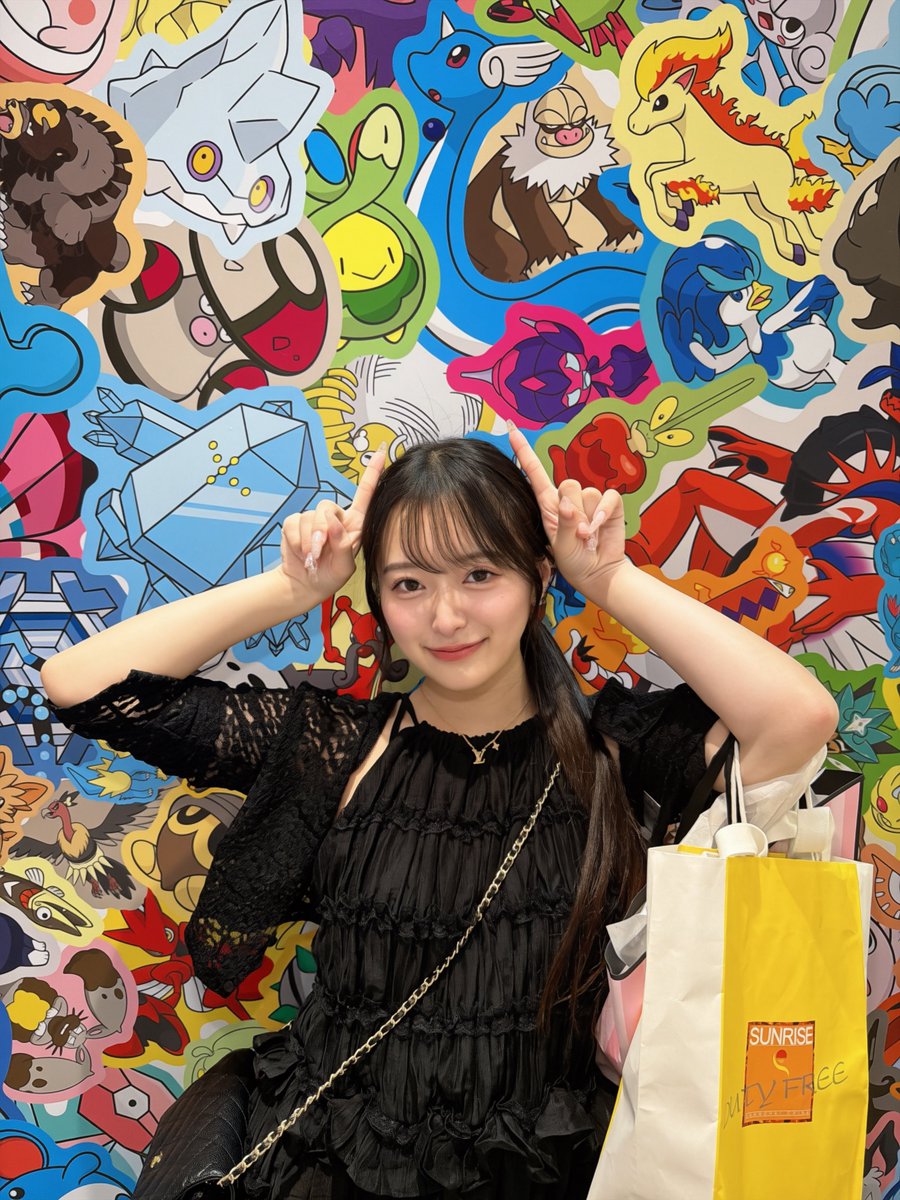 花守夏歩が公式Xに投稿した「ぴかちゅー」の画像