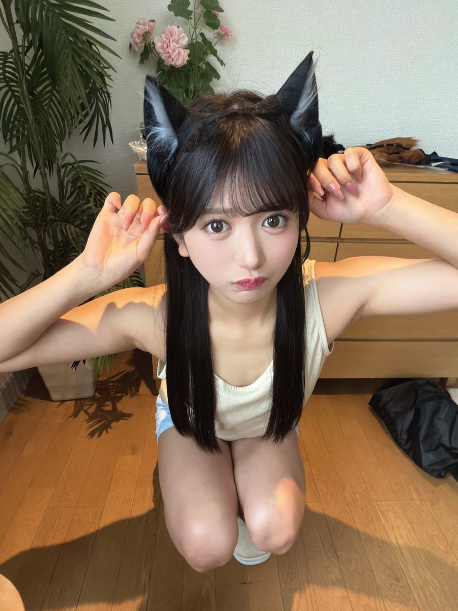 北岡果林が公式Xに投稿した「猫人（ねこんちゅ）かりんたん𐄑𐅁̂ ⩊፟ ̂𐅀𐄑 V中もずっと語尾ににゃんがついてる台本、がんばらせていただいたにゃん……」の画像
