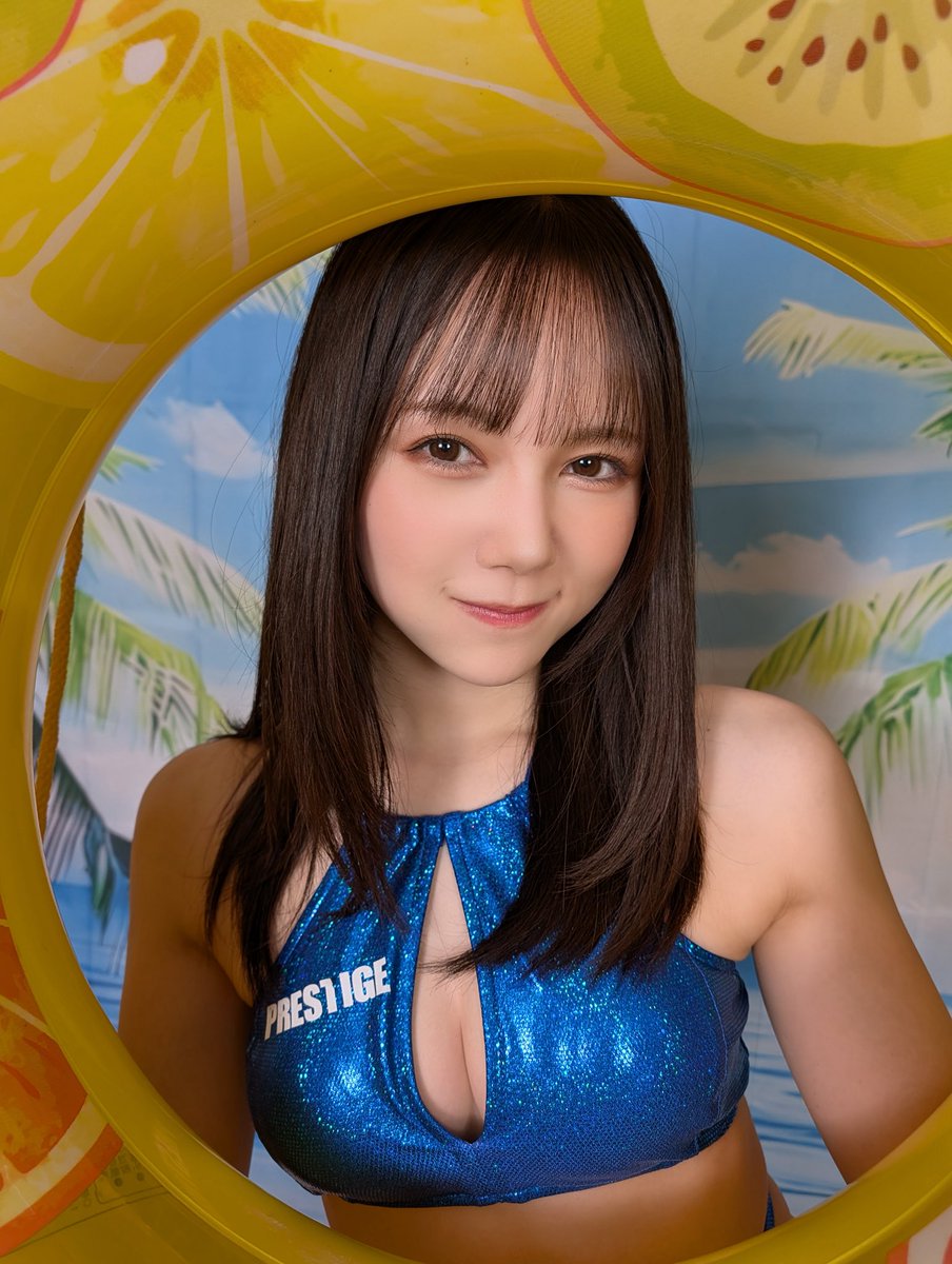 涼森れむが公式Xに投稿した「プレステージ夏祭りありがとうございました🍉💛」の画像